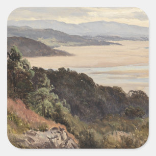 Lancaster Sands Square Sticker