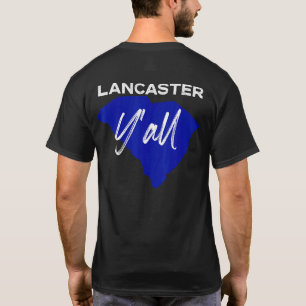 Lancaster South Carolina Yall Sc Palmetto State Ro T-Shirt