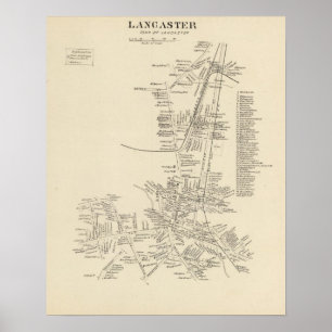 Lancaster, town of Lancaster Poster