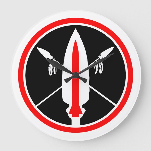 Lance Missile Reunion Fort Sill Oklahoma 2015 Large Clock (Front)