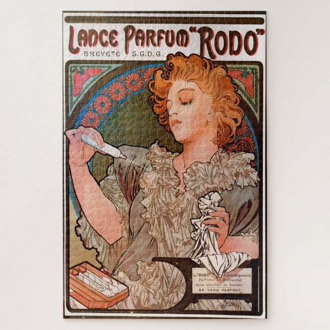 Lance parfum Rodo by Alphonse Mucha Jigsaw Puzzle (Vertical)