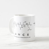 Lance peptide name mug (Front Left)