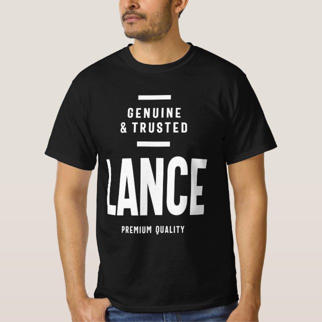Lance Personalised Name T-Shirt (Front)