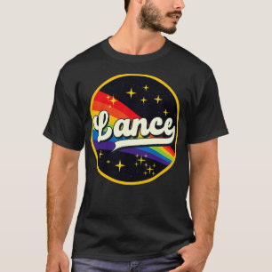 Lance Rainbow In Space Vintage Style T-Shirt