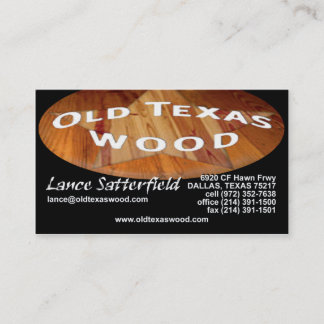 Lance Satterfield Business Card