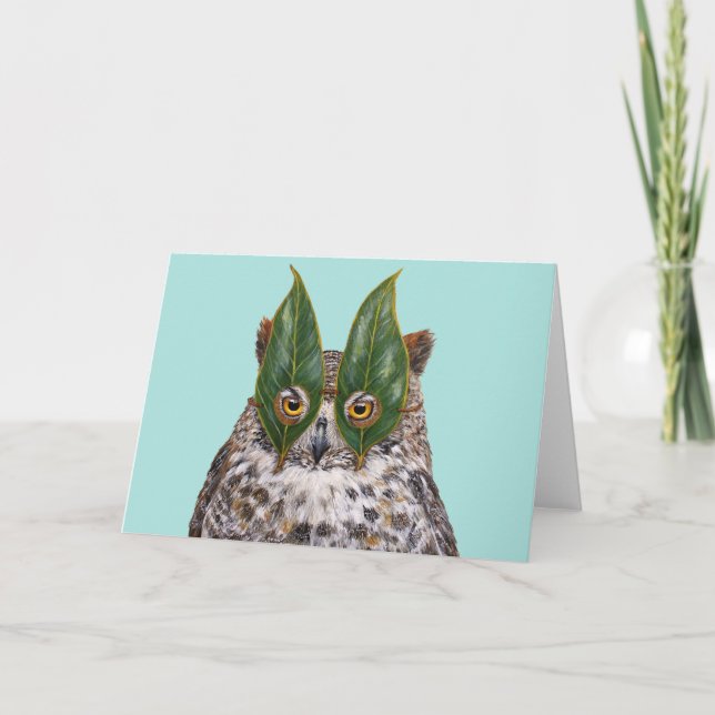 Lance the owl card (Front)
