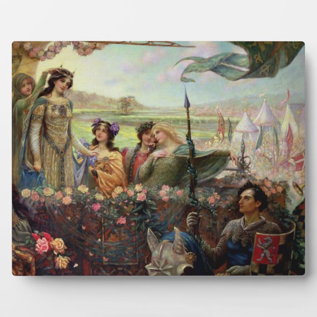 Lancelot and Guinevere Plaque (Front)