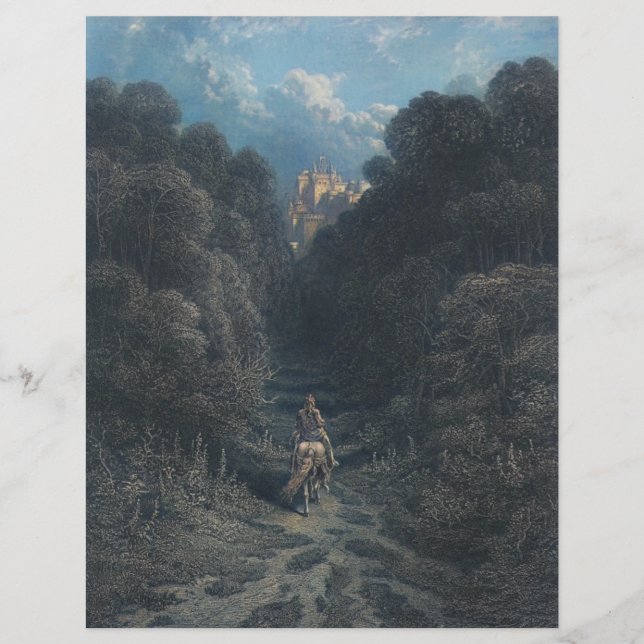 Lancelot Approaching the Castle of Astolat Paper (Front)