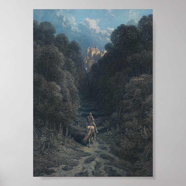 Lancelot Approaching the Castle of Astolat   Poster (Front)