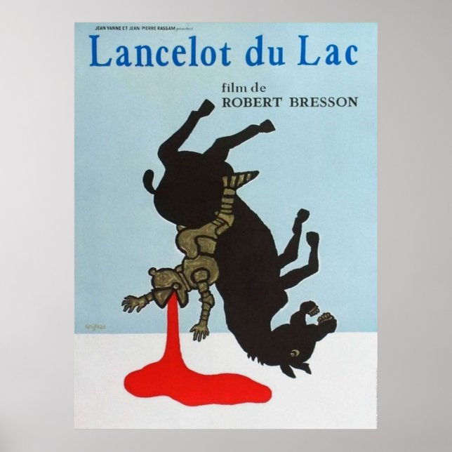 Lancelot du Lac  Robert Bresson film Poster (Front)