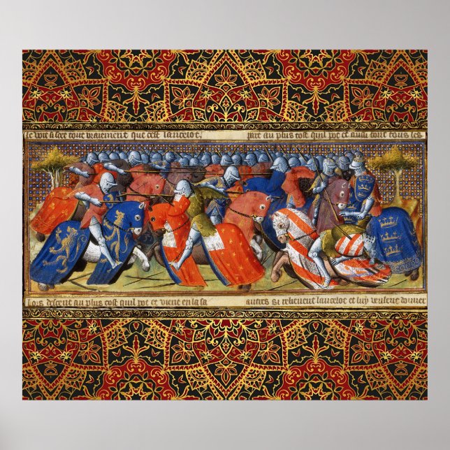 Lancelot of the Lake in the Tournament of Camelot  Poster (Front)