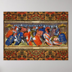 Lancelot of the Lake in the Tournament of Camelot Poster
