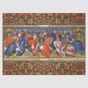 Lancelot of the Lake in the Tournament of Camelot Tissue Paper
