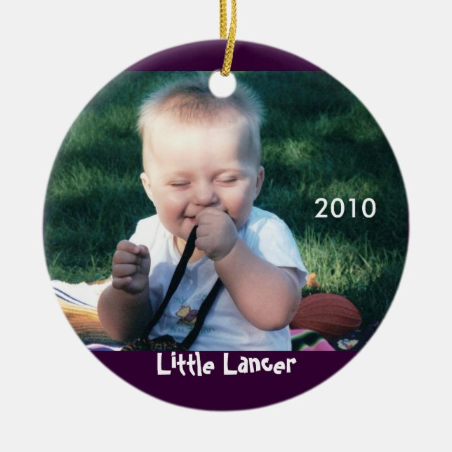 Lancer Photo Ornament (Front)