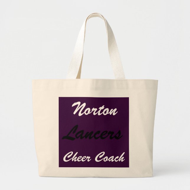 Lancers Cheer Coach Jumbo Tote Bag (Front)