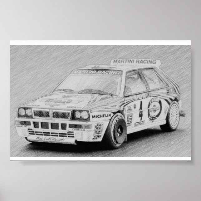 Lancia Delta Integrale Poster (Front)