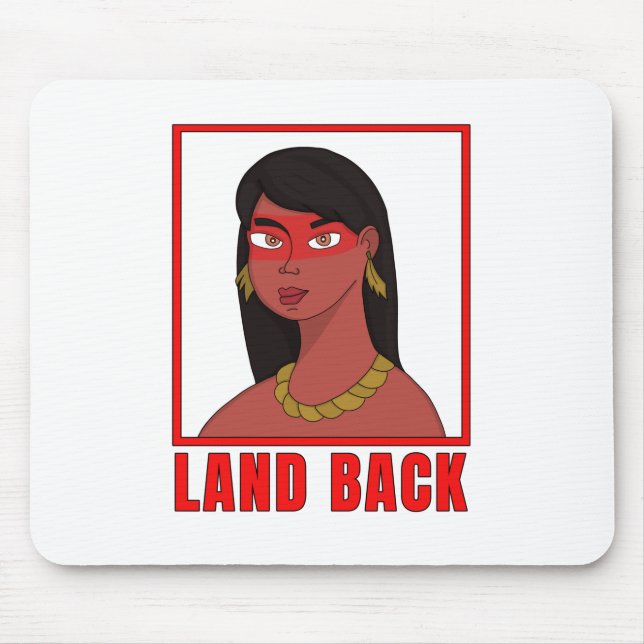 Land Back Mouse Mat (Front)