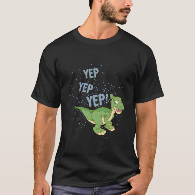 Land Before Time Ducky Yep Yep Yep Sprinkle T-Shirt (Front)