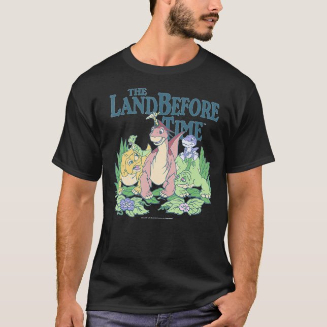 Land Before Time Pastel Dinosaur Friends  Classic  T-Shirt (Front)