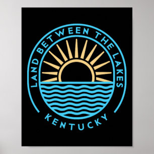 Land Between The Lakes Kentucky Outdoors Vintage Poster