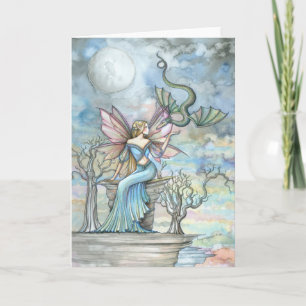Land Beyond Fairy Dragon Greeting Card