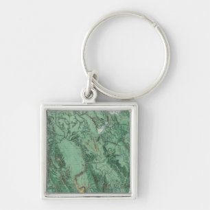 Land Classification Map of Idaho Key Ring