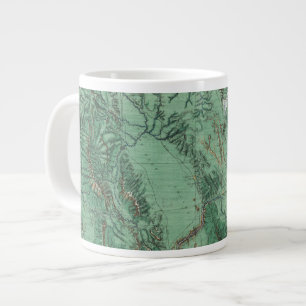 Land Classification Map of Idaho Large Coffee Mug