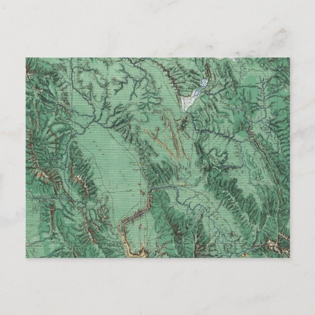 Land Classification Map of Idaho Postcard (Front)