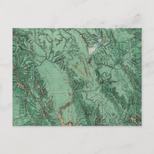 Land Classification Map of Idaho Postcard