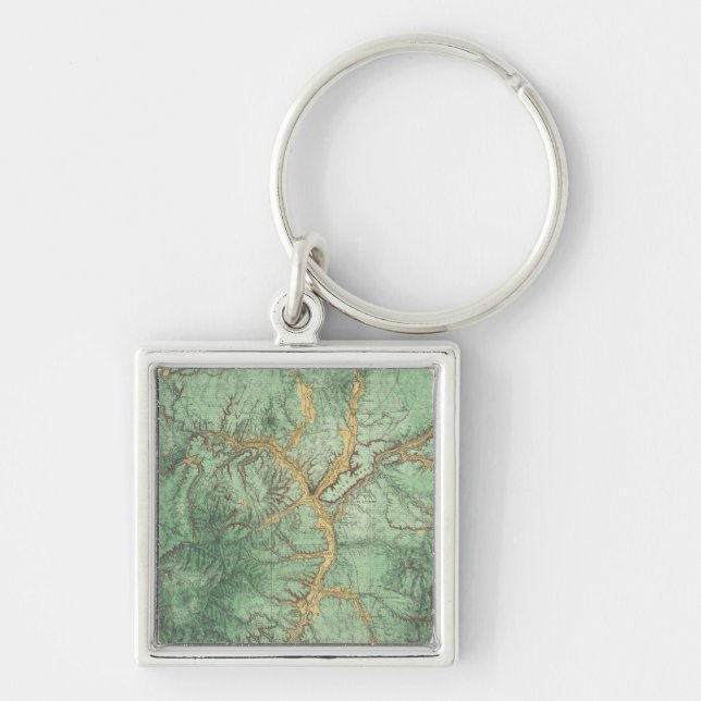 Land Classification Map of New Mexico 2 Key Ring (Front)