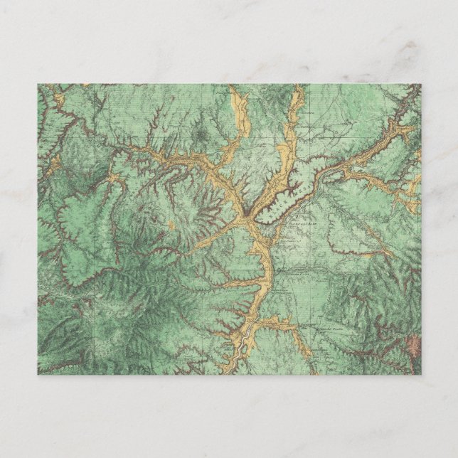 Land Classification Map of New Mexico 2 Postcard (Front)