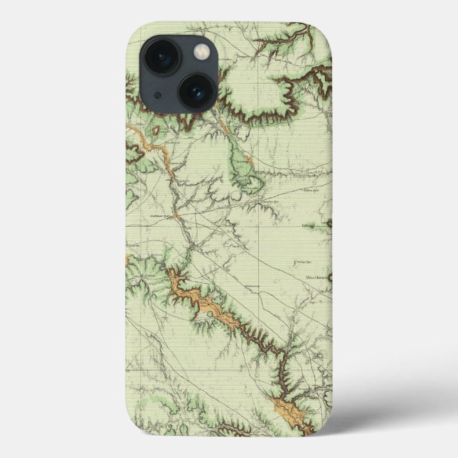 Land Classification Map of New Mexico Case-Mate iPhone Case (Back)