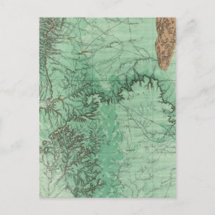 Land Classification Map of New Mexico Postcard