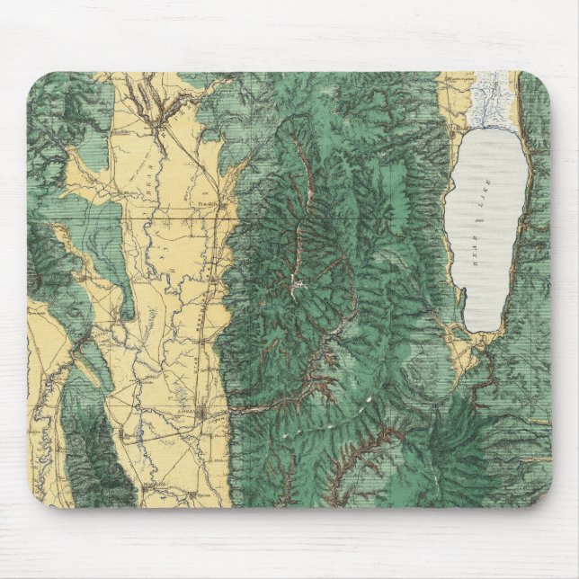 Land Classification Map of North Eastern Utah Mouse Mat (Front)