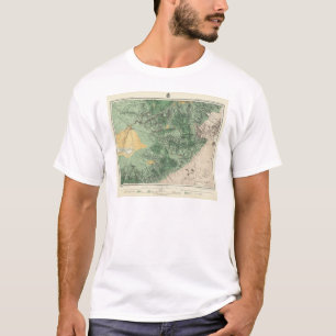 Land Classification Map of Southern California T-Shirt