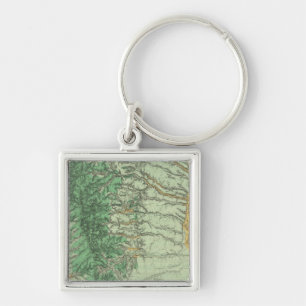Land Classification Map of Southwestern New Mexico Key Ring