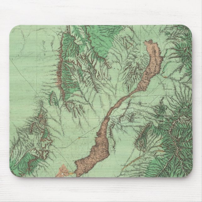 Land Classification Map of Southwestern New Mexico Mouse Mat (Front)