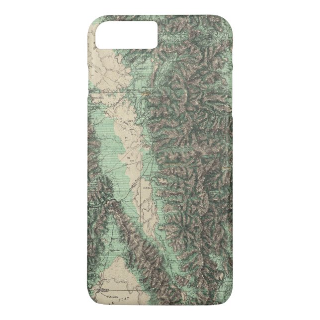 Land Classification of Eastern California Case-Mate iPhone Case (Back)