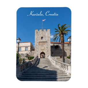 Land Gate in Korcula town - Dalmatia, Croatia Magnet
