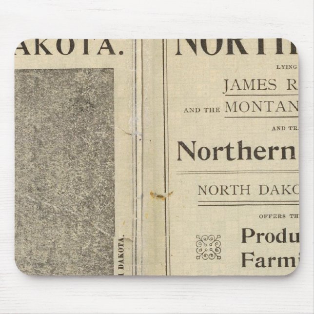 Land Grant of North Dakota Mouse Mat (Front)