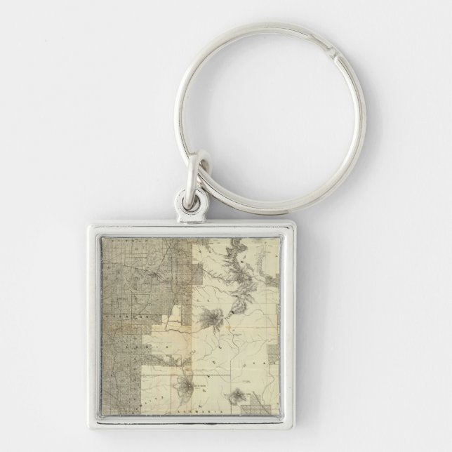 Land grant Washington and Oregon Key Ring (Front)