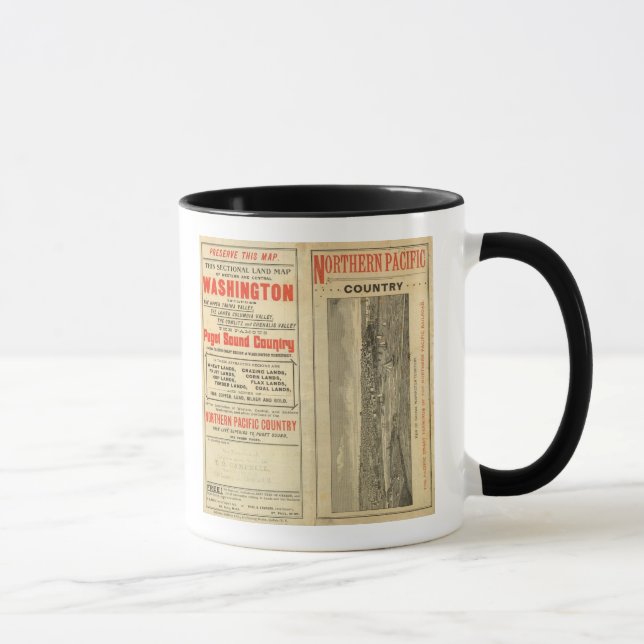 Land grant Washington and Oregon Mug (Right)