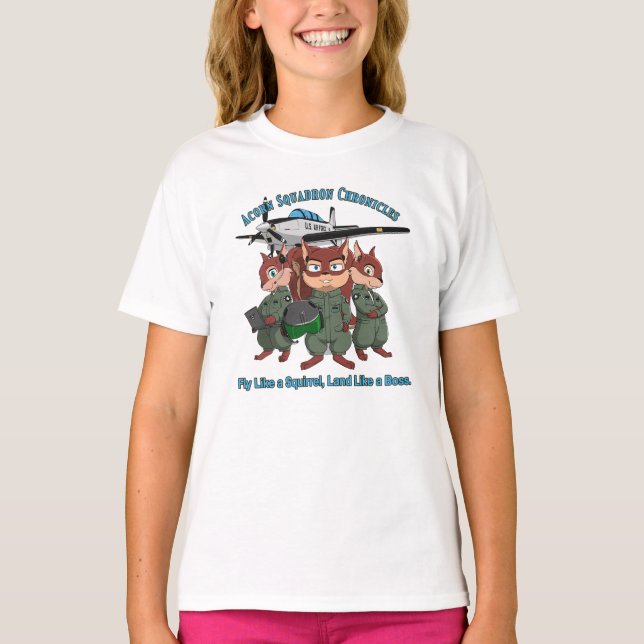 Land Like a Boss - Girls T-Shirt (Front)