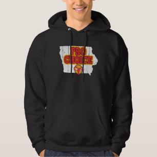 Land Map Us State Iowa Abortion Feminist Pro Choic Hoodie