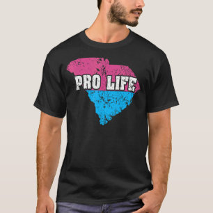 Land Map Us State South Carolina Abortion Choose P T-Shirt