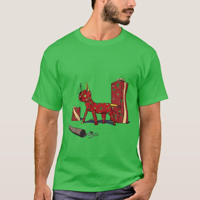 Land Negative Splinter Xmas T-Shirt (Front)