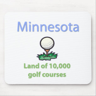 Land of 10,000 Golf Courses Mouse Mat