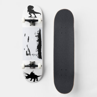 Land of Dinosaurs shadow graphic image  Skateboard