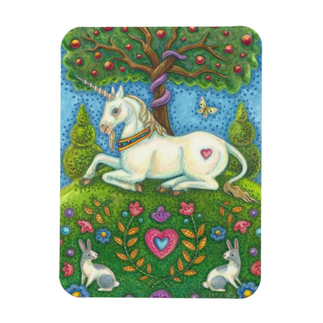 Land Of Eden Unicorn Serpent MAGNET (Vertical)