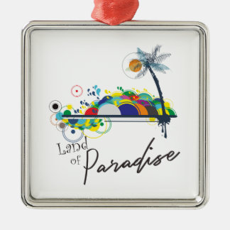 Land of Paradise Metal Tree Decoration